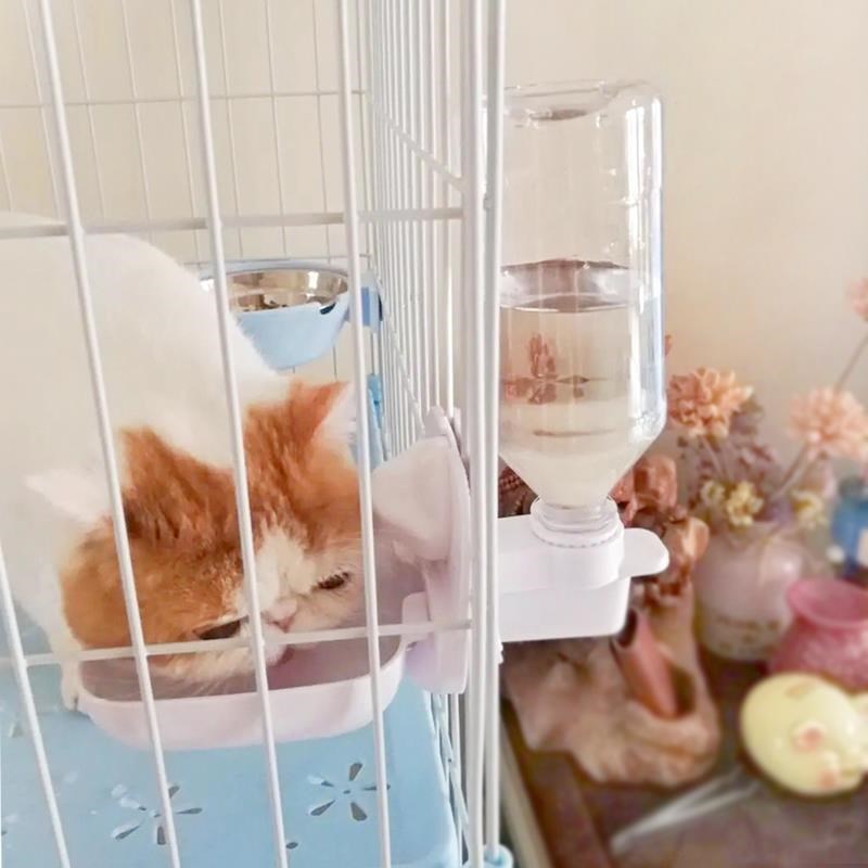 热销宠物饮水器挂式m兔子狗狗喝水器自动喂水碗壶悬挂泰迪笼子猫