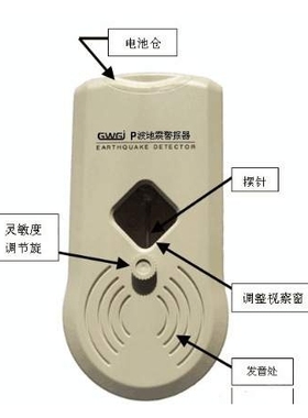 地震报警器, P Wave Earthquake Alarm/shake alarm/seismi