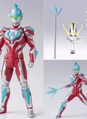 shf银河奥特迦特利迦曼赛罗迪迦德凯人偶手办关节超可动儿童玩具