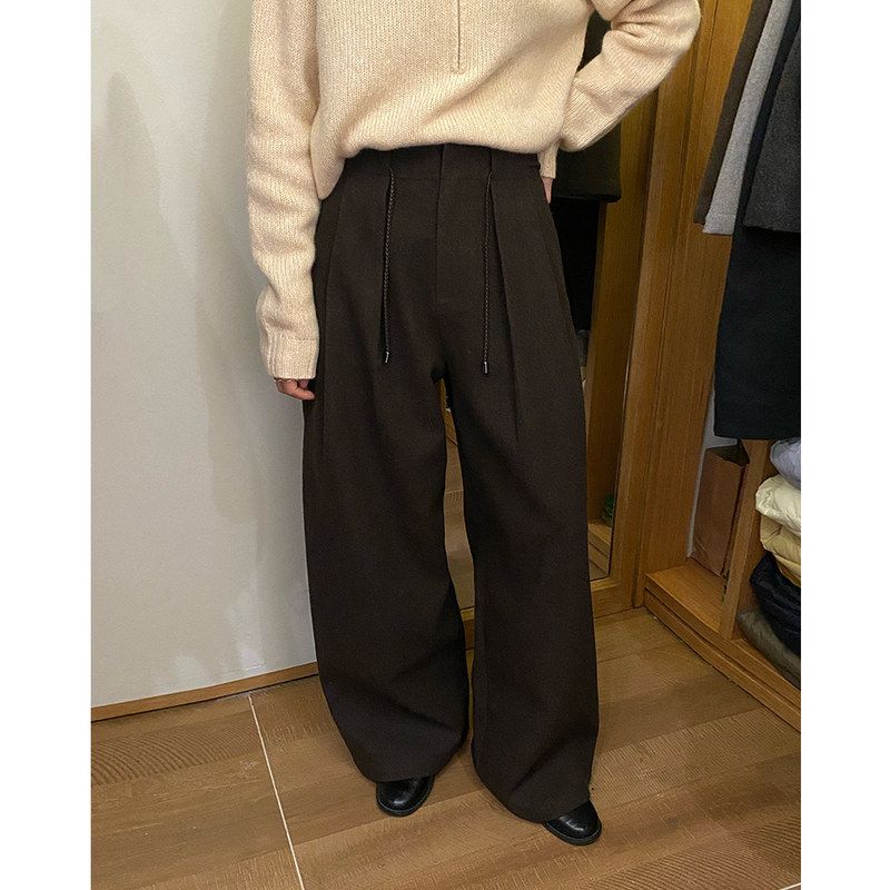 秋冬季裤女韩版EVERTRUE2025阔腿