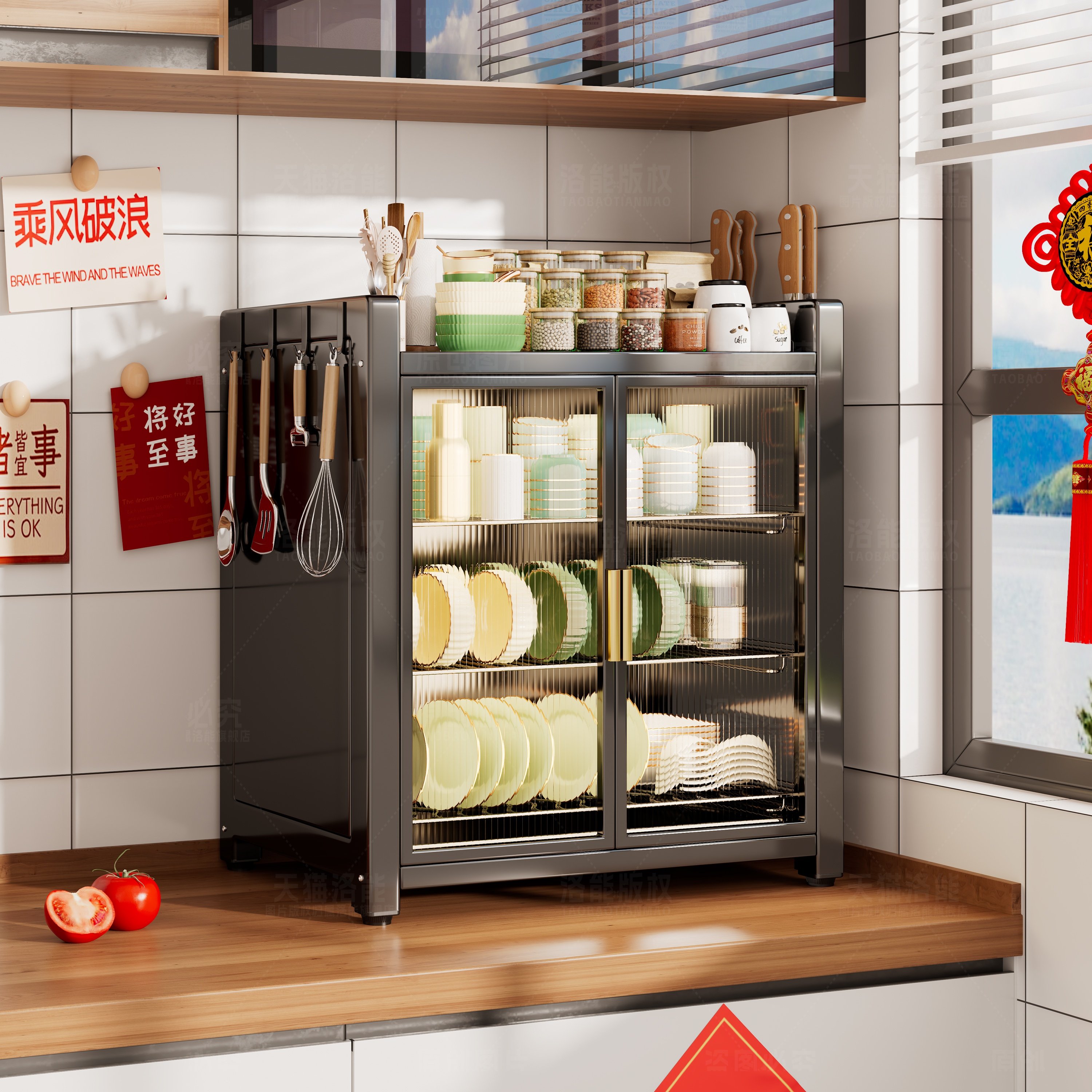 碗碟收纳架沥水碗盘架碗筷收纳盒厨房置物架放碗盘子小型家用餐具,厨房/烹饪用具,碗架,淘宝优惠券,粉丝福利购,淘宝优惠卷