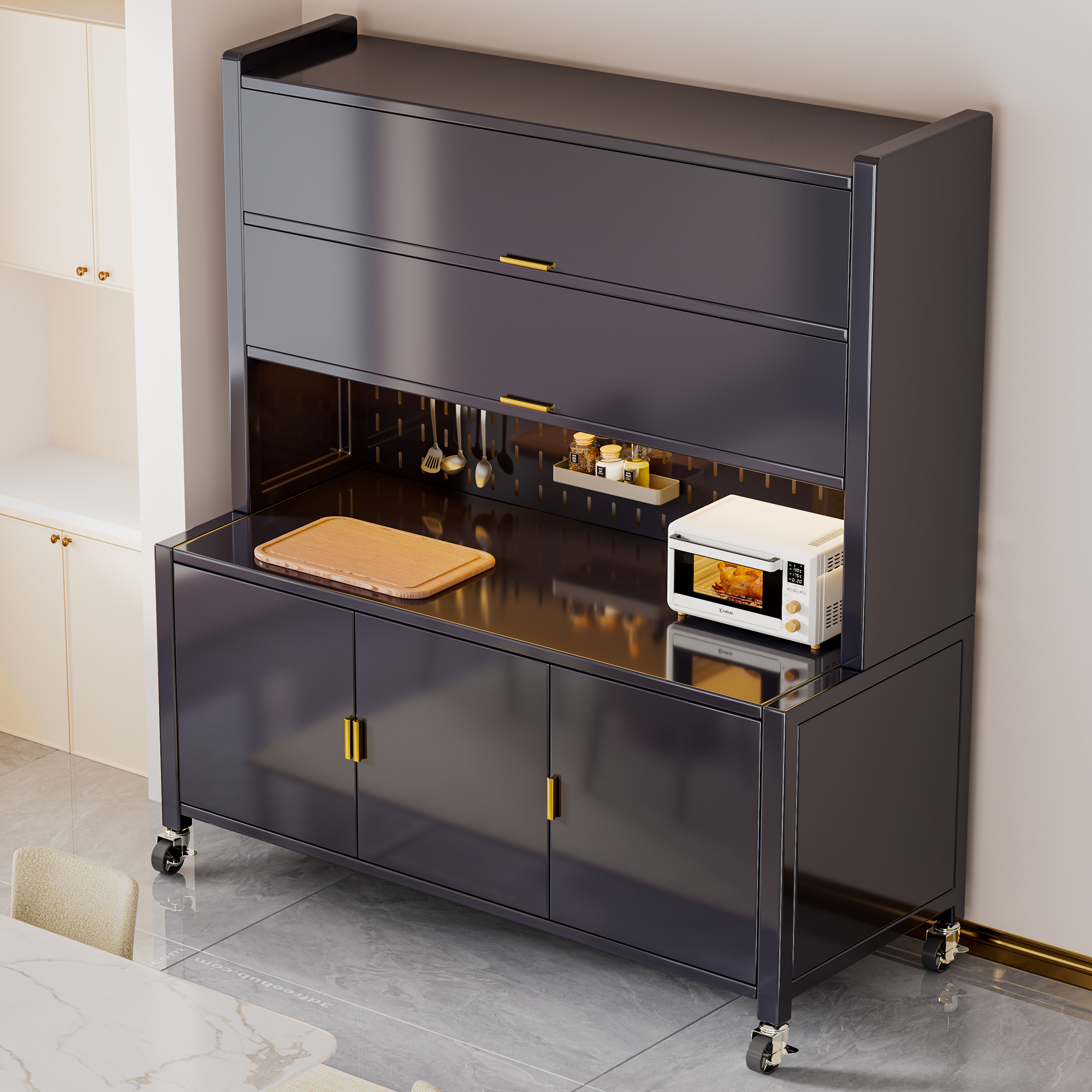 餐边柜餐厅家用茶水柜靠墙一体茶水柜岩板置物柜厨房简约储物柜子,住宅家具,餐边柜,淘宝优惠券,粉丝福利购,淘宝优惠卷