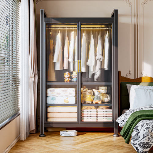 【全钢材质】挂衣架大容量收纳柜