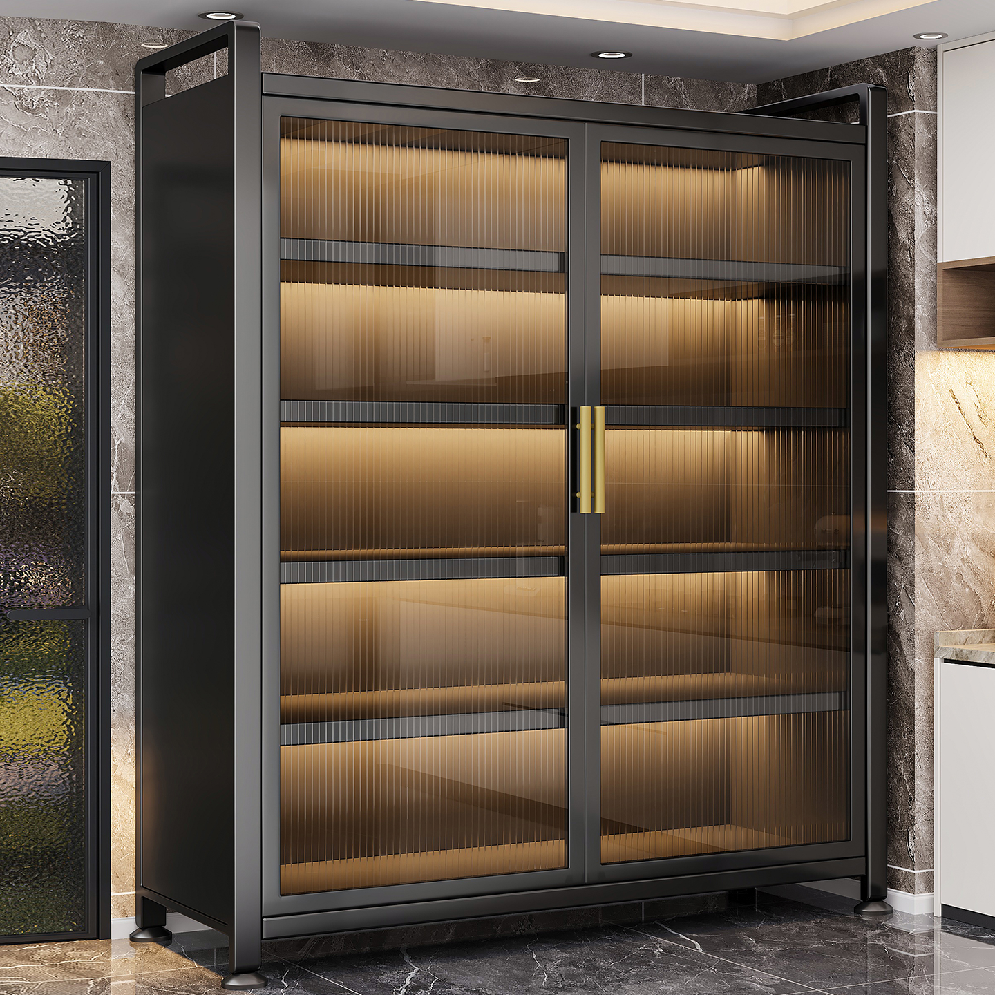 阳台储物柜防水防晒家用卧室钢制收纳柜落地多层置物架大容量柜子,住宅家具,阳台柜,淘宝优惠券,粉丝福利购,淘宝优惠卷