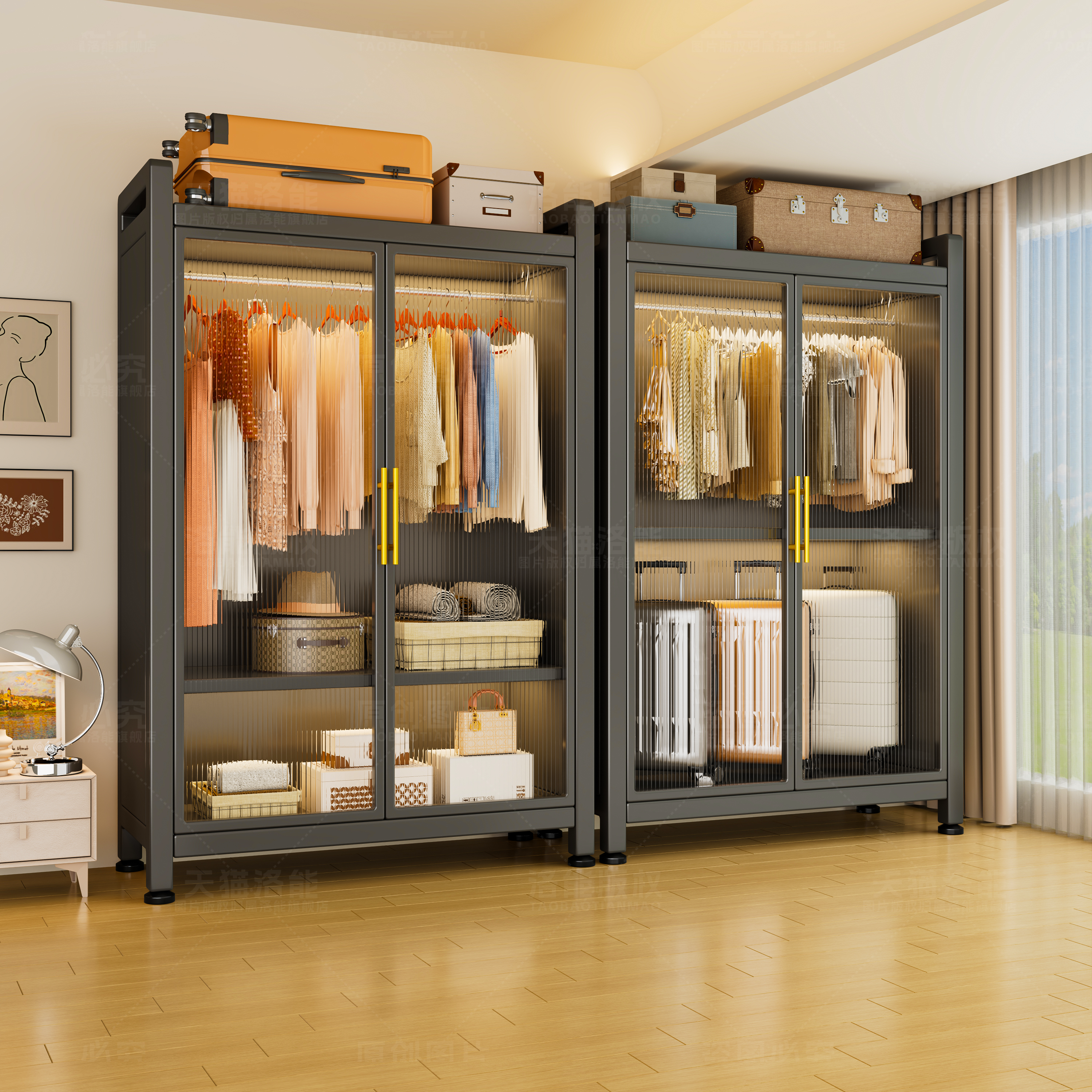 【厂家直销】钢制衣柜2025新爆款