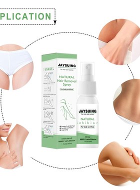 Permanent Hair removal spray foam for Men and Women Body