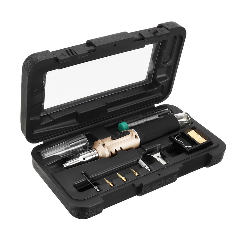 10in1 HS 1115K Gas Soldering Iron Butane Cordless Welding T