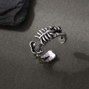 Rings For Evil Skull Punk Bones Opening Vintage Men