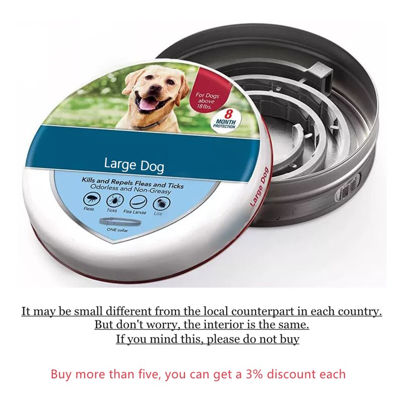 Dog Anti Flea And Tick  Collar Cat Antiparasitic,Pet 8Month