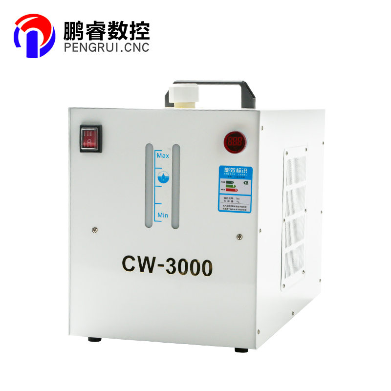 雕刻机冷水机cw3000雕刻机主轴降温水箱激光切割水循环工业水冷机