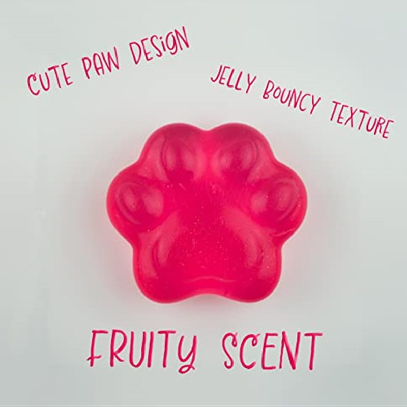 MOVALUE Jelly Soap Cat Paw Shape; Jelly Texture; Fruity Scen