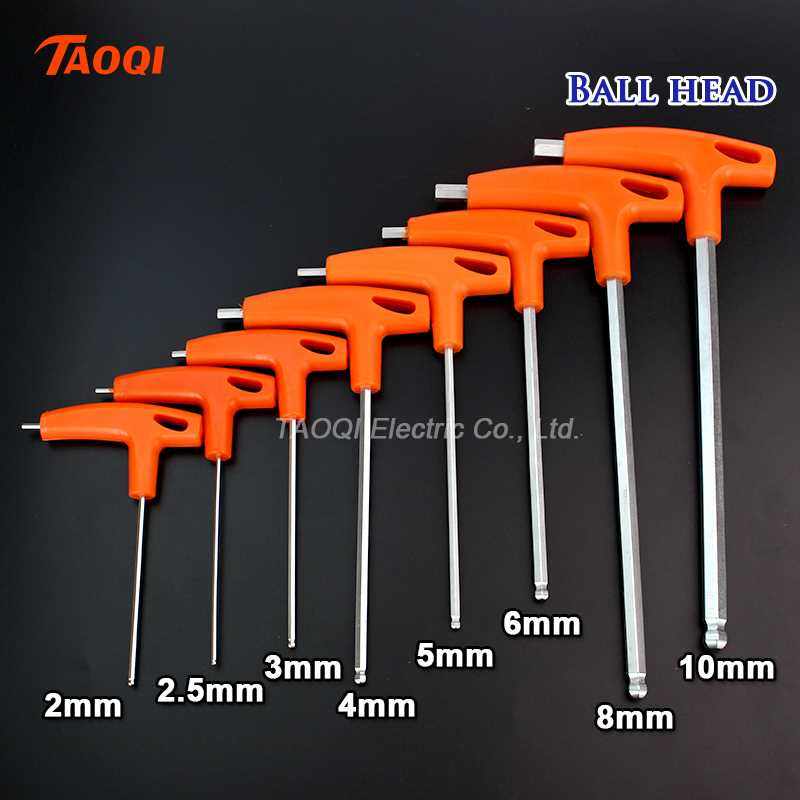 2/2.5/3/4/5/6/8/10mm Ball/Flat head Hex key allen wrench Han
