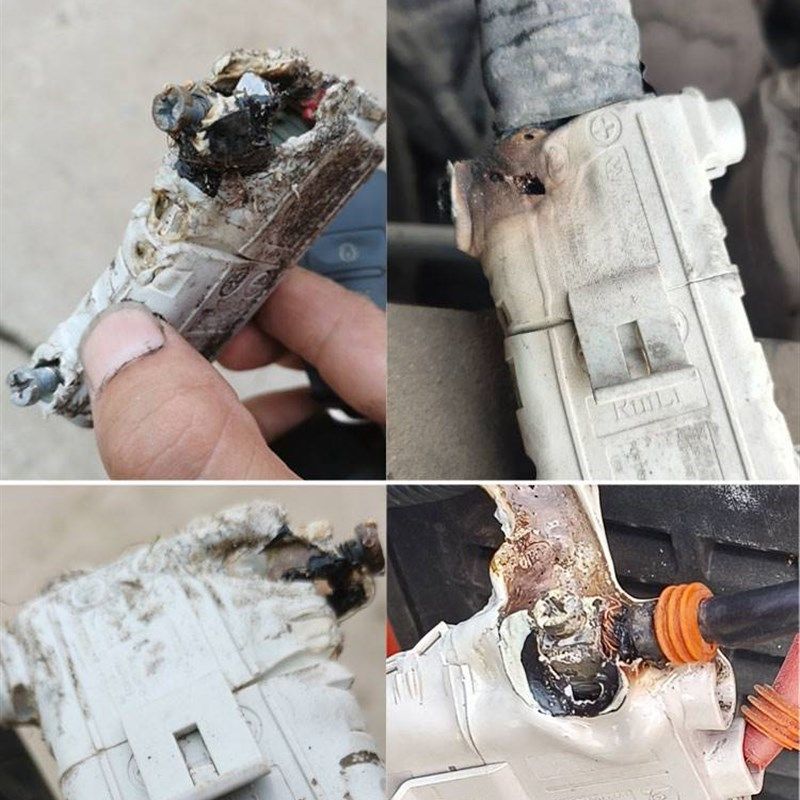 120A大功率驻车空调插头12V24v货车快速发电机防水公母插头连接线