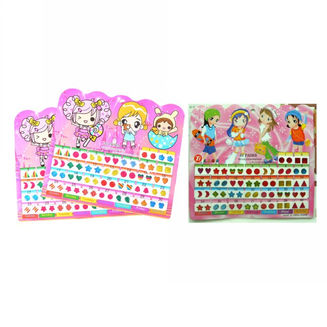30 Pairs Earring Stickers Wonderful Stickers Head Earring Ca