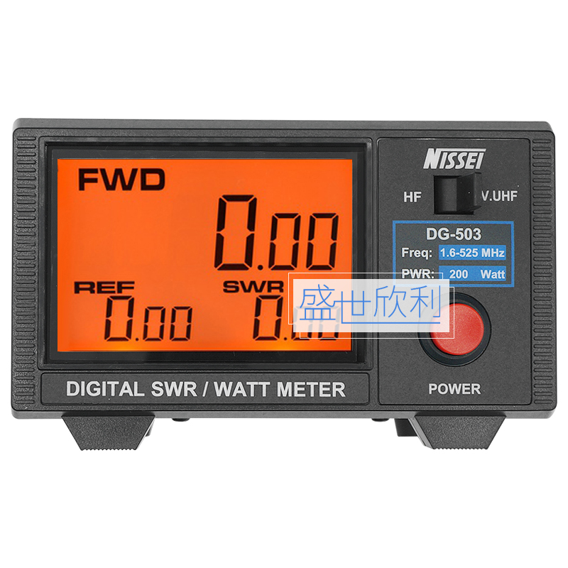 纳胜DG-503大屏幕数位式驻波表1.6-60MHz/125-525MHz 200W功率