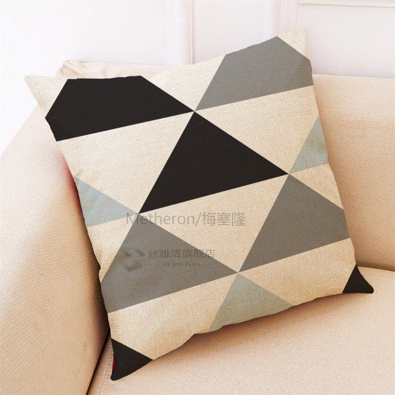 *2019 Pillow  4A145 Home Decor Cushion Simple Geometric Thro