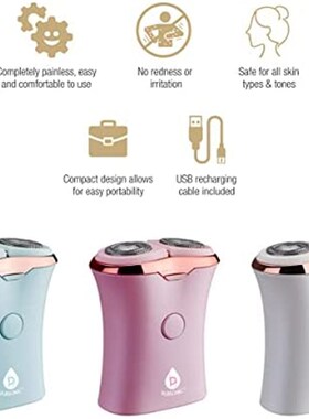 Pursonic USB Rechargeable Ladies Shaver  Removes Hair Instan