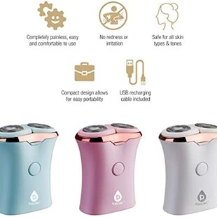 Pursonic USB Rechargeable Ladies Shaver  Removes Hair Instan