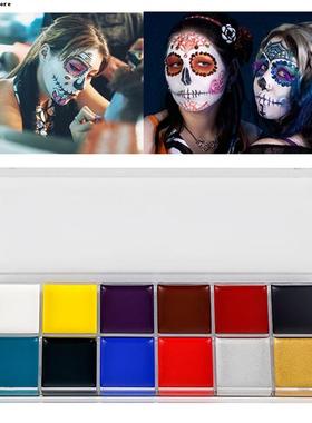 Face Body Painting Makeup Trays Halloween Party DIY Fluoresc