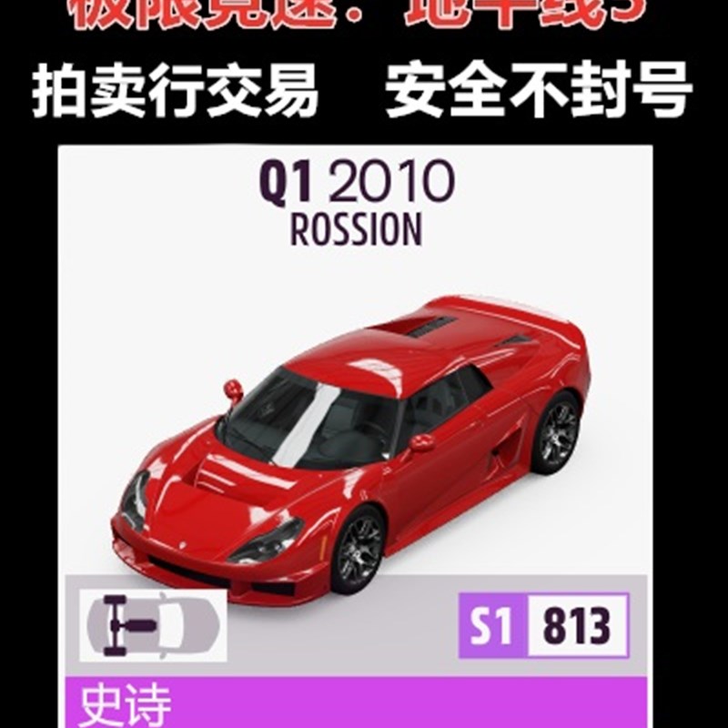 极限竞速地平线5稀有车 2010 ROSSION Q1