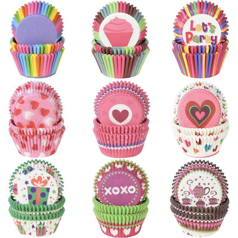 100Pcs Muffin Cupcake Paper Cups Cupcake Liner Baking Muffin