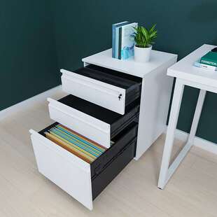 办公A4卡箱二三四斗快劳柜FC挂捞文件柜带锁铁皮抽屉式业主档案柜