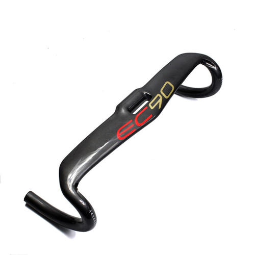 新EC90自行车 公路把公路车把全碳纤维公路把弯把 碳纤一体弯把品