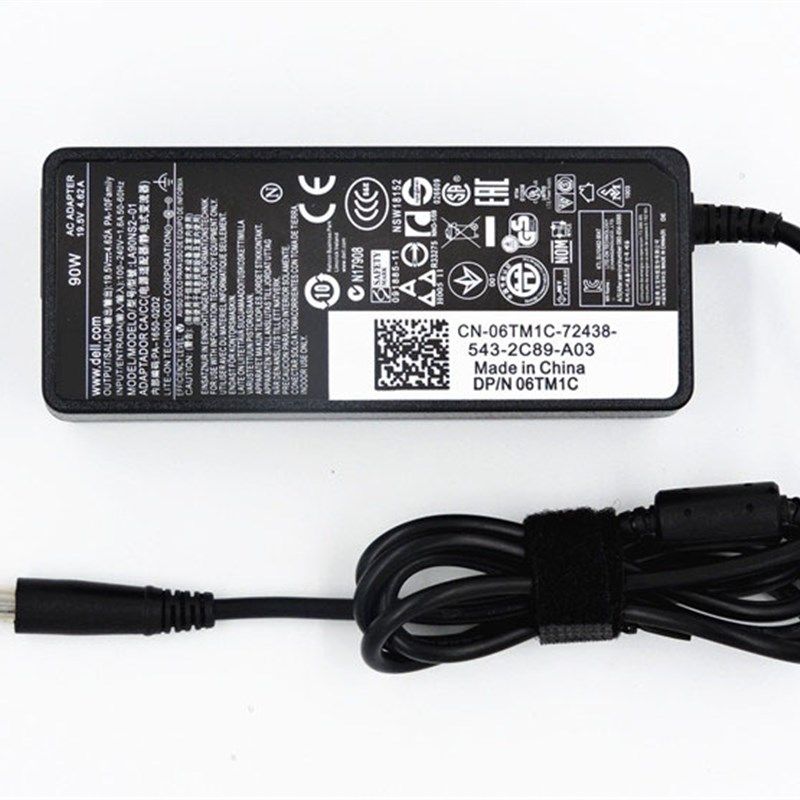超薄原装戴尔充电器 DA90PE1-00电源适配器 19.5V 4.62A 90W
