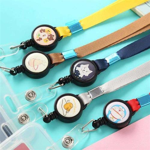 校园接送卡双面卡套防水卡通学生卡袋幼儿园创意可爱工作证卡壳挂