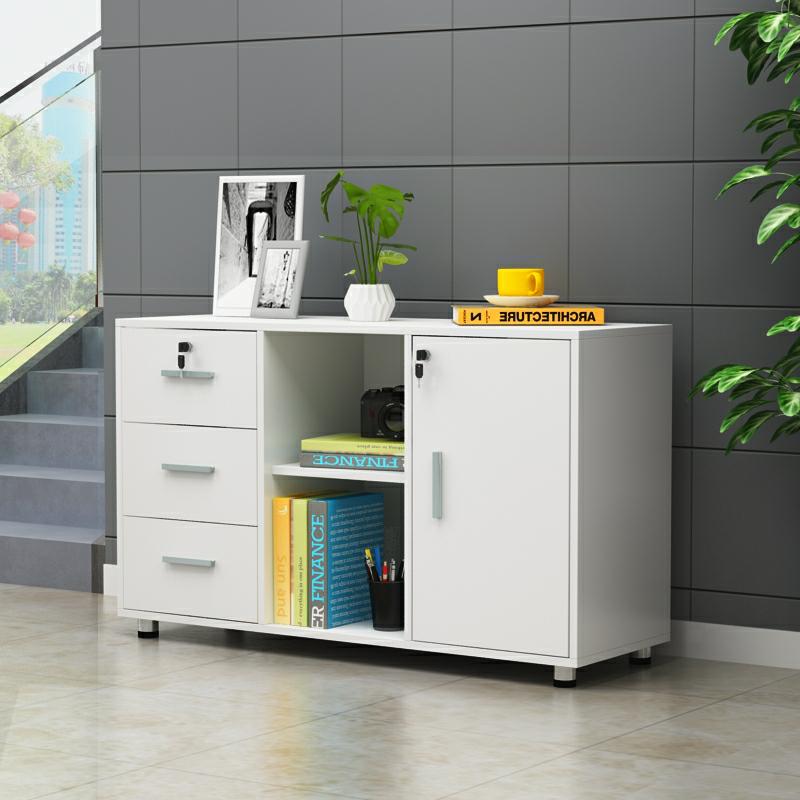 欧式文件柜矮柜办公柜打印机柜办公室柜储物柜茶水柜抽屉柜带锁