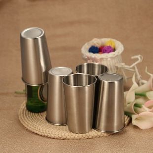 5 Pcs 500ml Stainless Steel Camping Cup Mug Camping Hiking