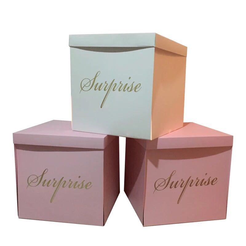 抖音惊喜盒子爆炸盒告白气球礼盒生日惊喜情人节网红礼物盒