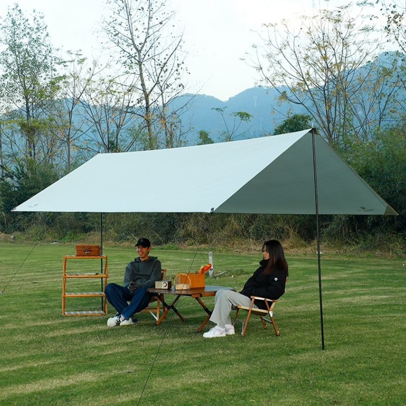 户外可携式折叠方形天幕帐篷露营野营防晒防雨凉棚遮阳棚布用品装