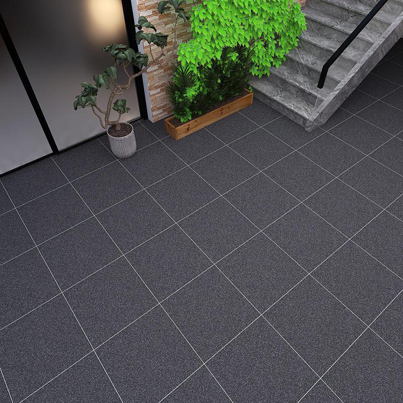 通体砂岩瓷砖600x600厨房化妆室哑光灰色防滑地砖户外庭院仿古砖