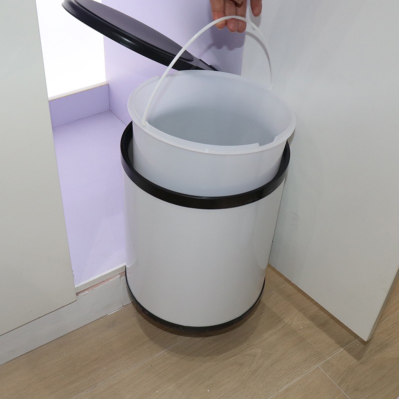 VASE SHOP嵌入式橱柜垃圾桶 厨柜内置连门式家用厨房隐藏柜垃圾筒