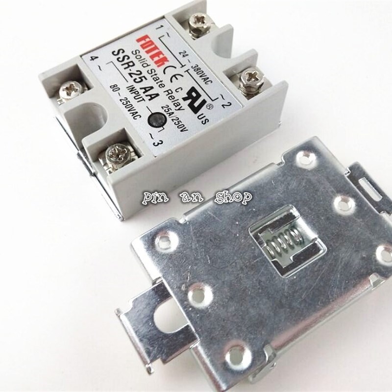 1 pcs Soild State Relay SSR25AA ACAC 80280VAC 24380VAC