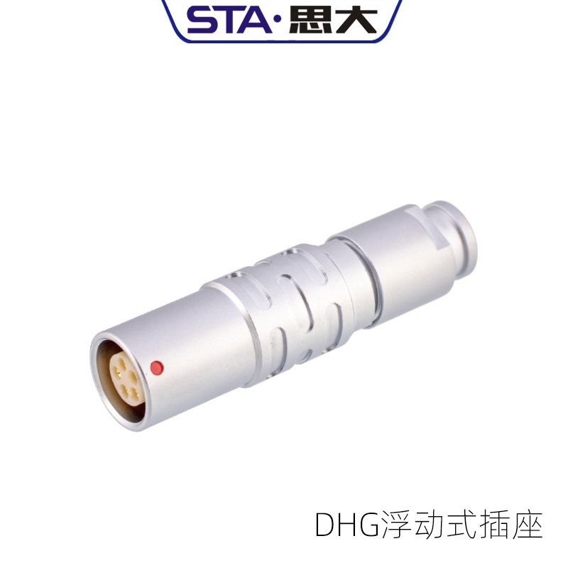 PHG.2B.307.CLLD72推拉自锁连接器8芯10芯12芯14芯金属航空插头快