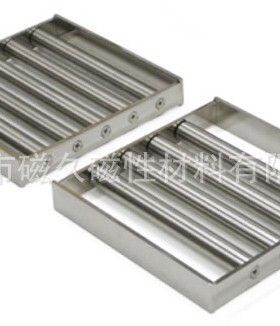 强磁方形磁力架除铁器 梯形磁力架 强力除铁强磁棒 10000GS磁力架