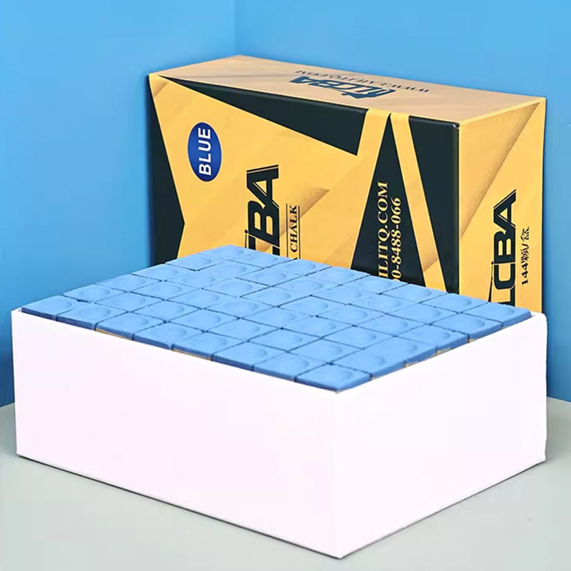 LCBA来力皮尔力专用巧粉台球杆巧克粉台球用品皮头粉桌球枪壳粉