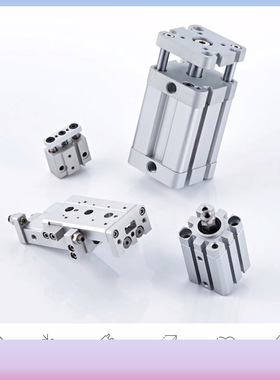 台灣金器MINDMAN氣缸MCQV2-11-80-50M MCQV2-11-80-75M-100M-125M