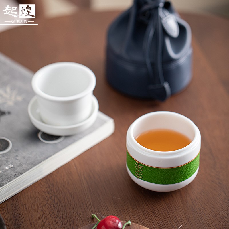 熊猫户外茶具个人专用旅行便携式一人泡茶快客杯一壶二杯收纳露营