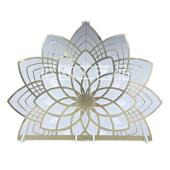 新款 道饰亚克力 婚BFK礼九角荷背花景舞背台具户外婚礼场景布置装