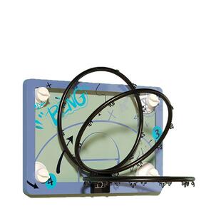 家篮球框用室内扣篮篮投架免打儿孔壁挂式篮板童折叠篮球架小HWT