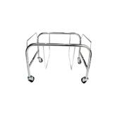 零食店物篮底座放篮子超购物篮托架金属架子工篮子存车市厂