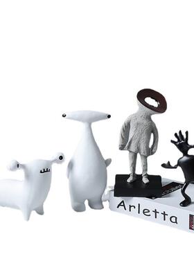 可爱卡通抽象树柜脂无摆件样板间售楼处儿居童房玄关书家柜酒装饰