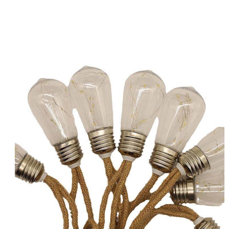 新款太阳能麻绳球灯串MBC泡户防2水庭院花园e7球泡派对装外饰灯,节庆用品/礼品,装饰灯,淘宝优惠券,粉丝福利购,淘宝优惠卷