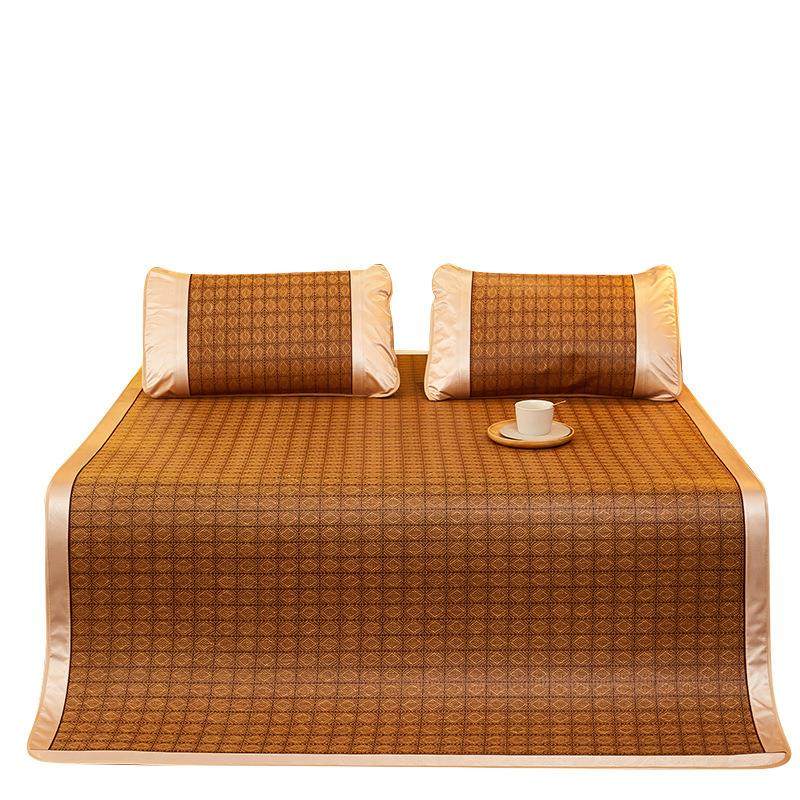 厂家直销丝凉三席藤席件套双人NLK床艾可折叠学生宿舍草冰席,床上用品,藤席,淘宝优惠券,粉丝福利购,淘宝优惠卷