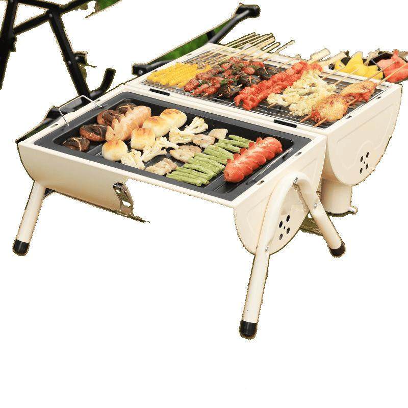 烧烤烧烤烤炉户炉外便式多能烟囱双面家用炉子露营烤肉木携厂家直,户外/登山/野营/旅行用品,野餐炉具/焚火架,淘宝优惠券,粉丝福利购,淘宝优惠卷