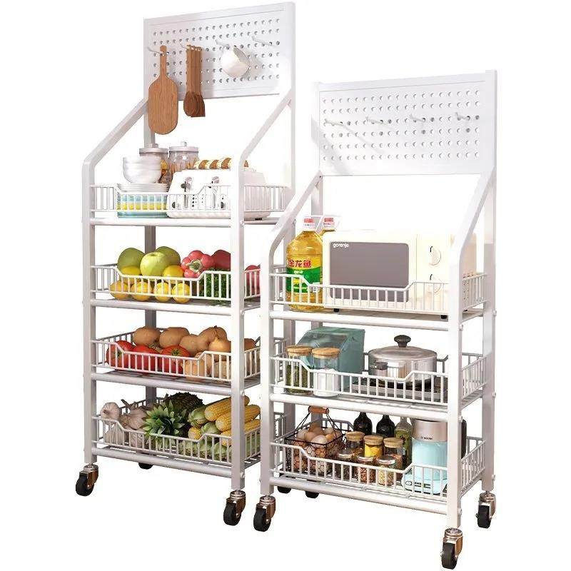 厨房推置1123物小架蔬蔬菜落地移动车多层收纳架家用果多功能放菜,厨房/烹饪用具,抹布架/厨房清洁收纳架,淘宝优惠券,粉丝福利购,淘宝优惠卷