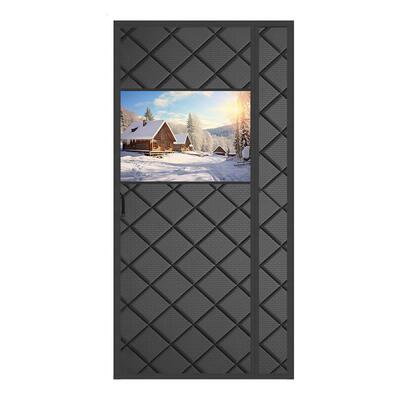 冬HLT季棉门帘加厚用空调保暖家温挡风防保风密寒封隔断帘隔音防